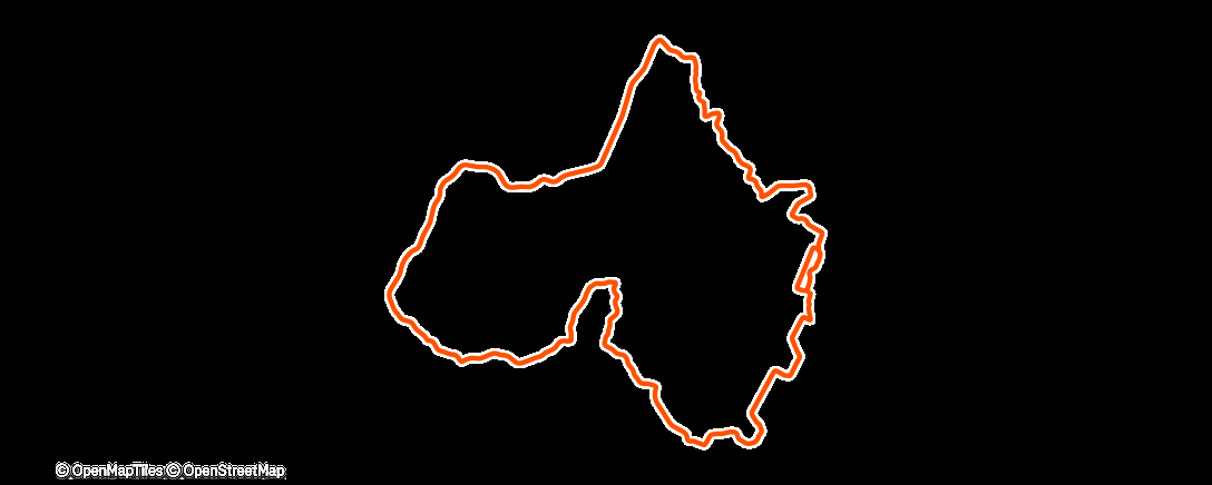 Map of the activity, Morning Ride