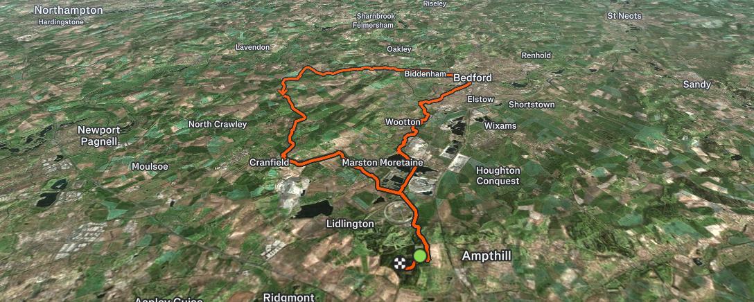 Map of the activity, Well the ploughed clay field was not on my to do list….