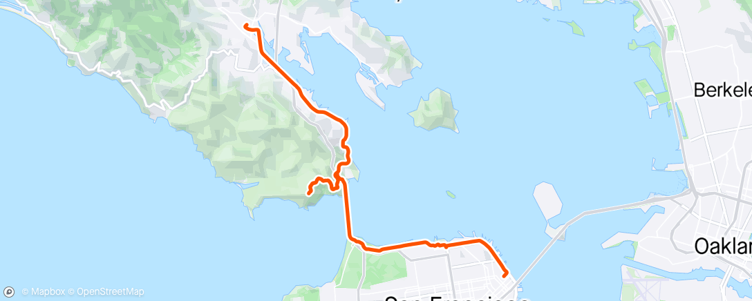 Map of the activity, I don’t think I ever woke up during this ride