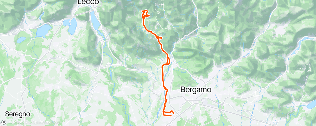 Map of the activity, Corna Imagna-Mortesina