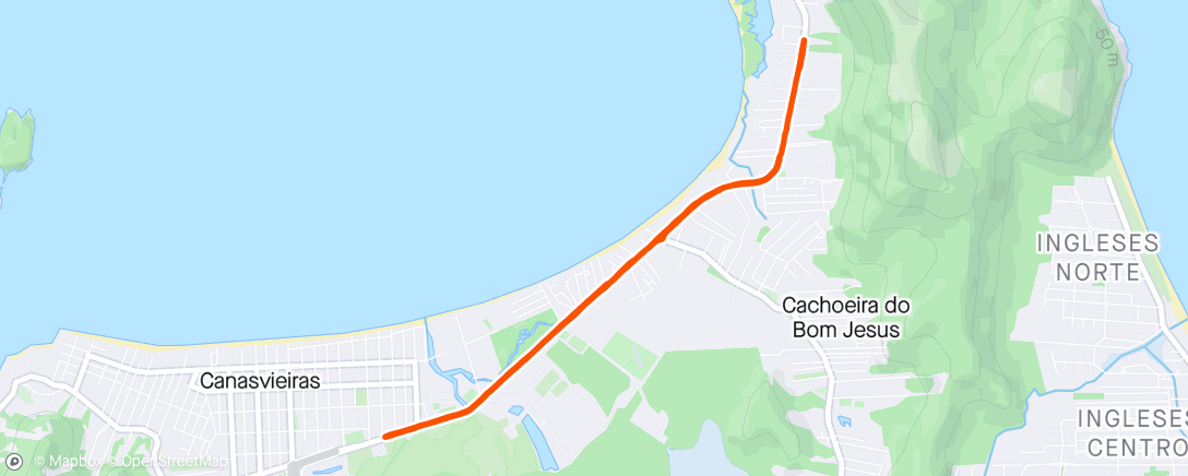 Map of the activity, Morning Run ☀️🥵