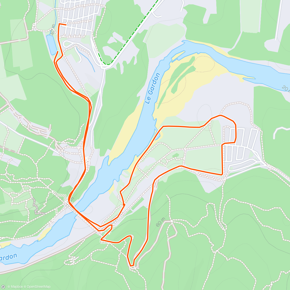 Map of the activity, 🏃🏼‍♀️ micro-sortie de reprise pour la copine