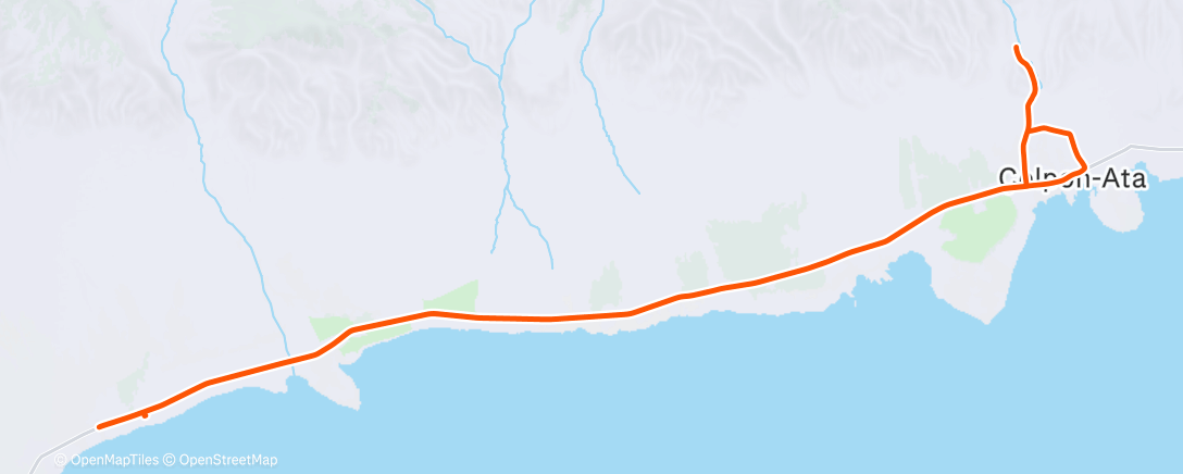 Карта физической активности (Утренний велозаезд)