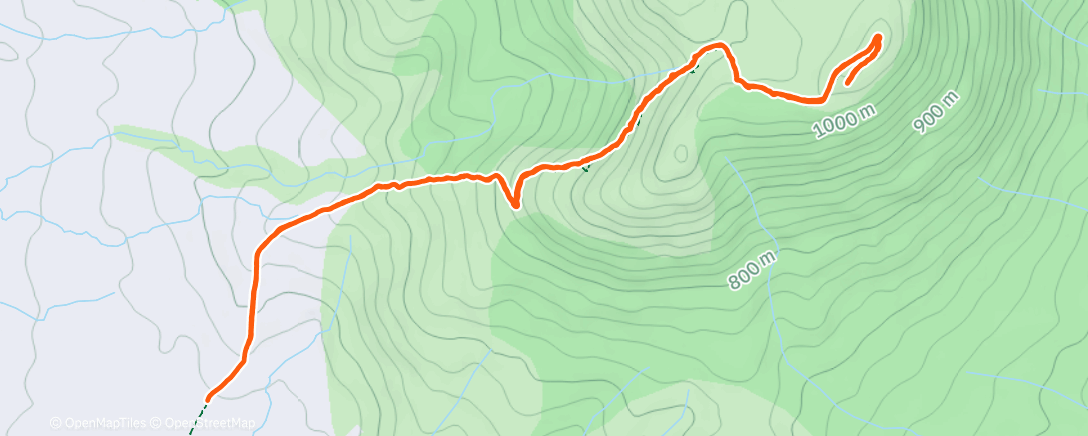 Карта физической активности (Mt Tauhara)