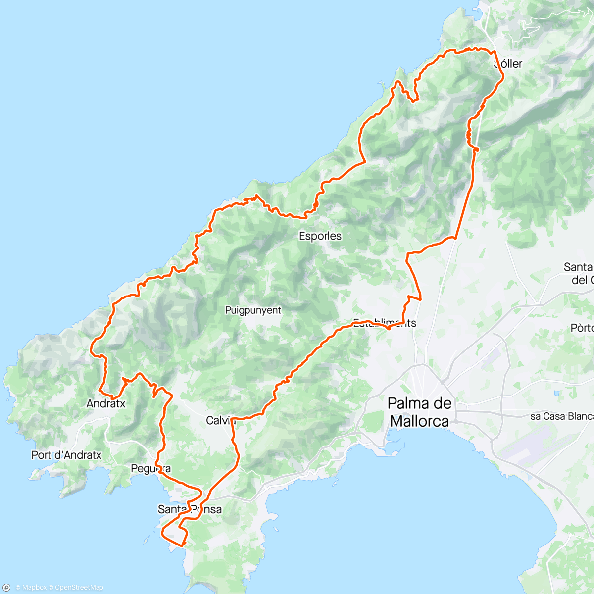 Map of the activity, Mallorca 2 #4