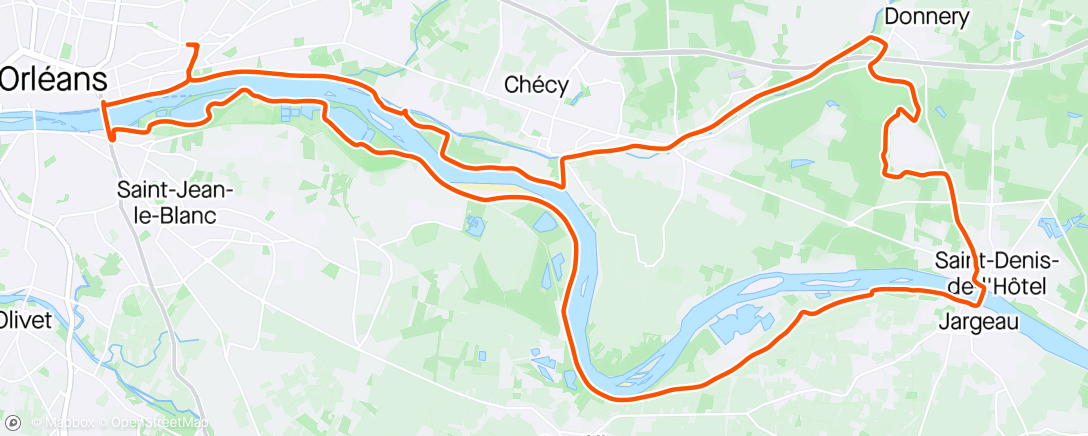 Map of the activity, Graveloire des 2 ponts 😁