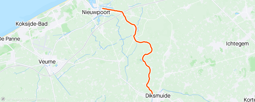 Map of the activity, Namiddagactiviteit