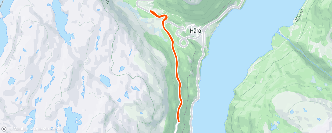 Карта физической активности (Ladejogg i Røldal)
