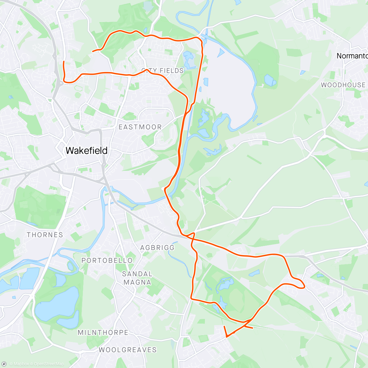 Map of the activity, Great ride