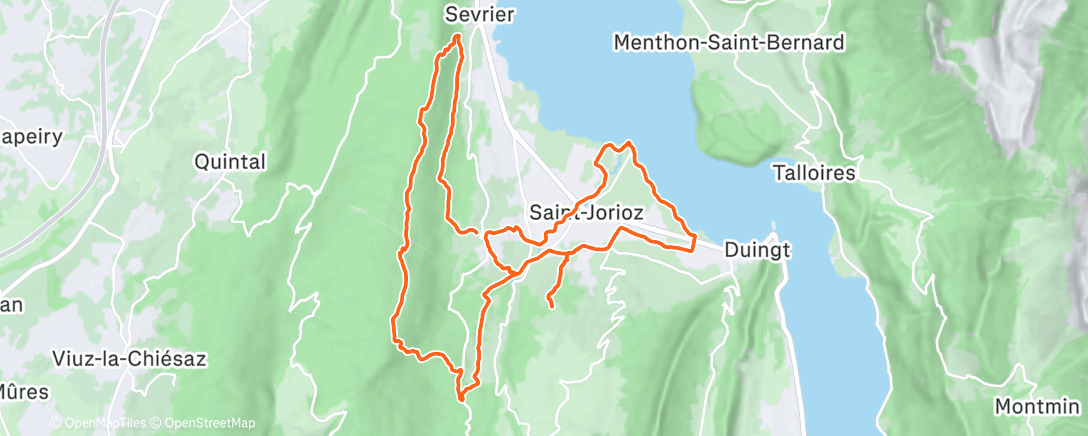 Map of the activity, Plein soleil 🏃