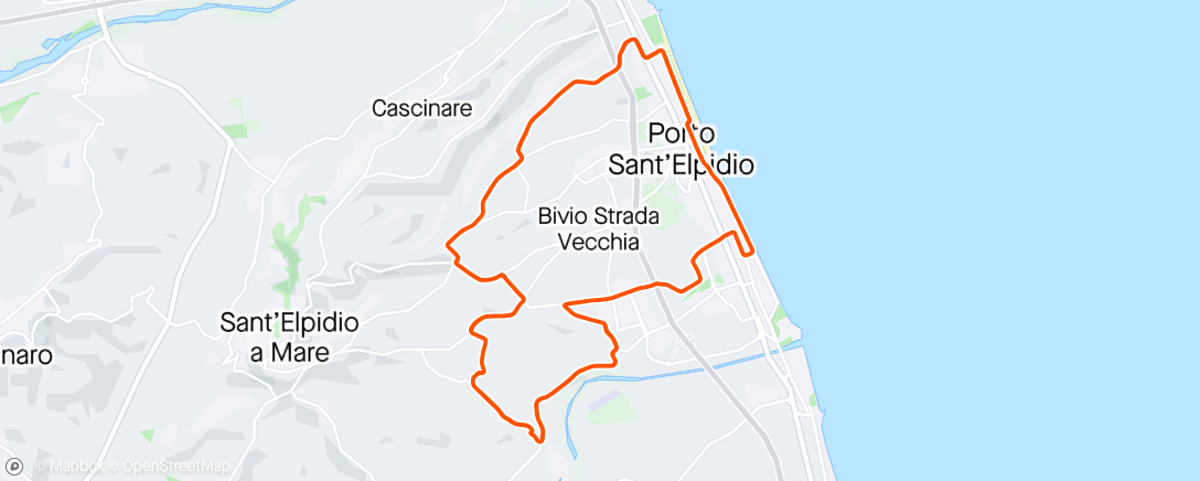 Map of the activity, Porto Sant’Elpidio