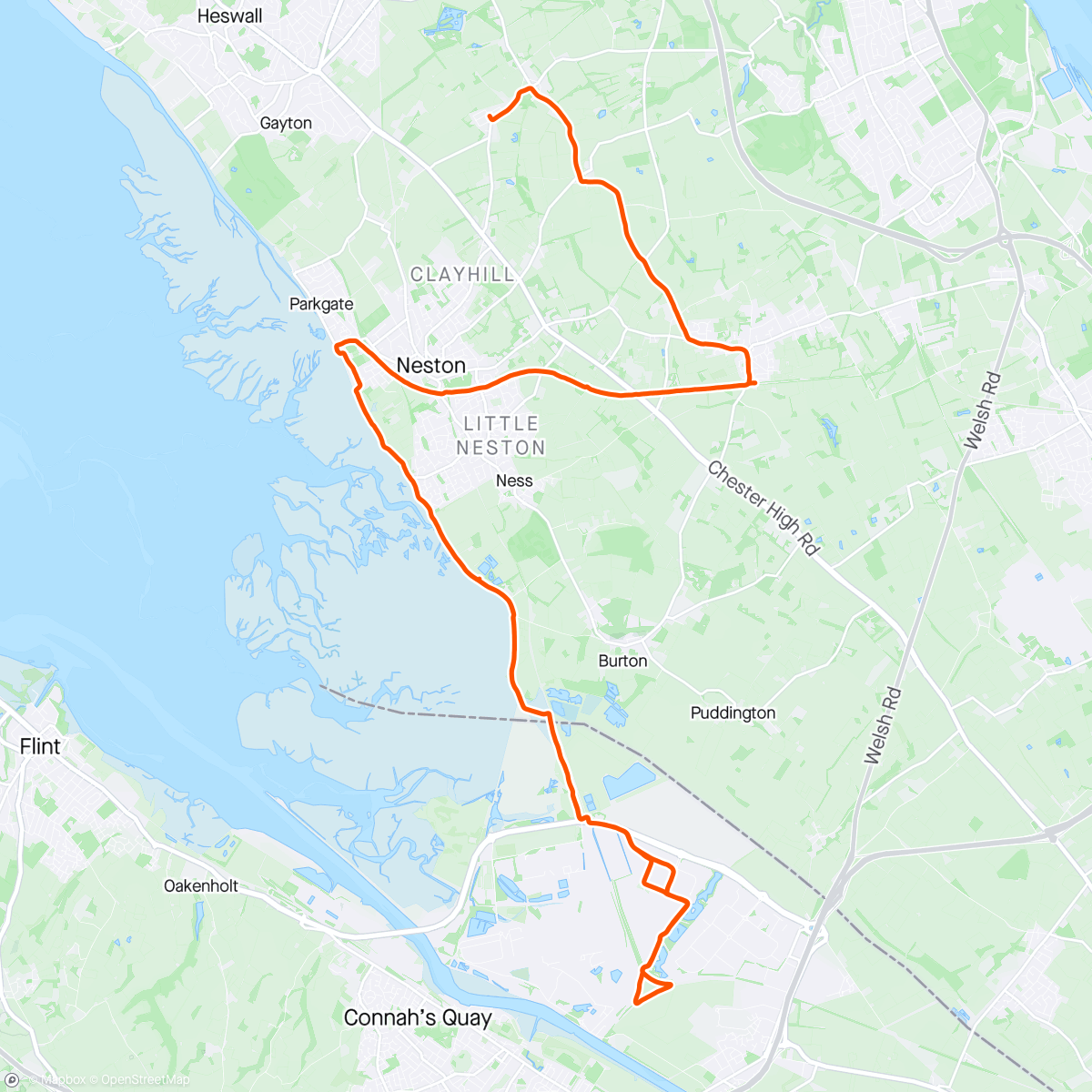 Mapa de la actividad (30k planned and done - a run of 3 parts - to Hadlow to meet Jules and Sarah, then to Net’s to meet the Teamies then a last brutal 15k 😭)