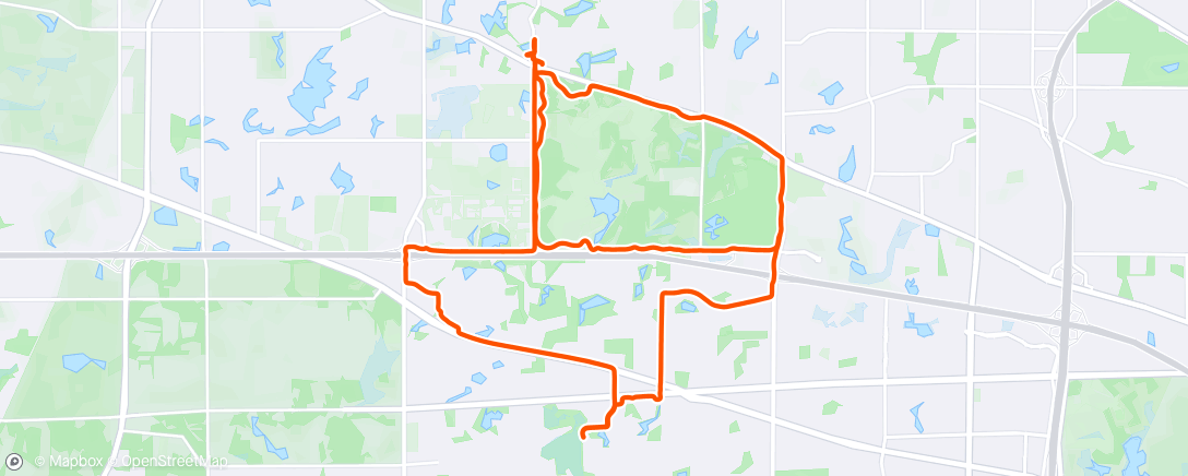 Map of the activity, Ride with Friends