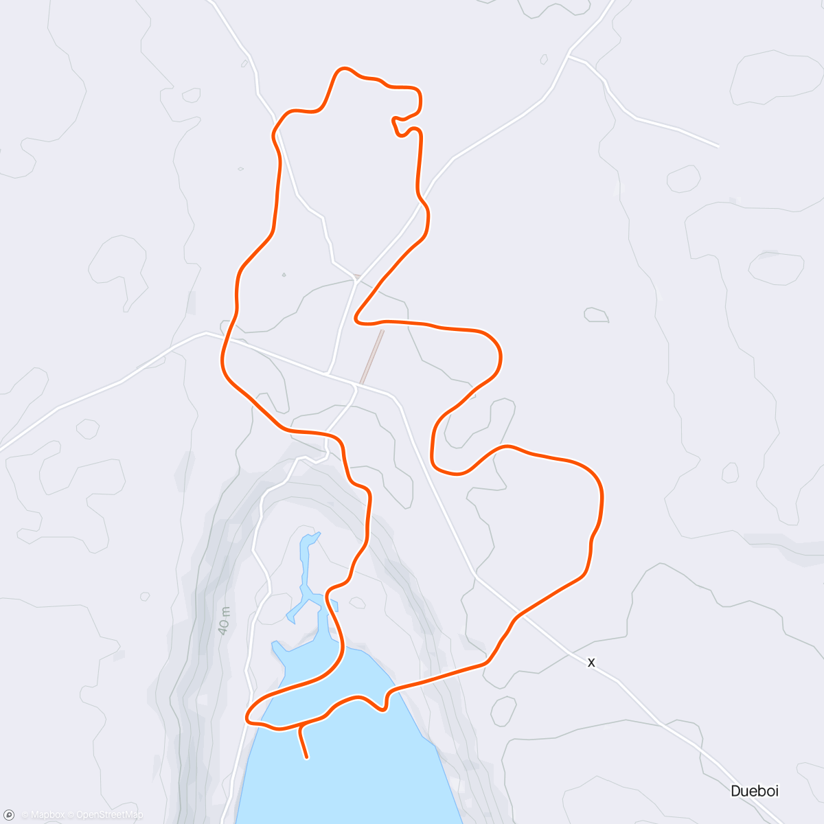 Map of the activity, Zwift - Group Ride: DIRT Family Values Ride (D) on Electric Loop in Makuri Islands