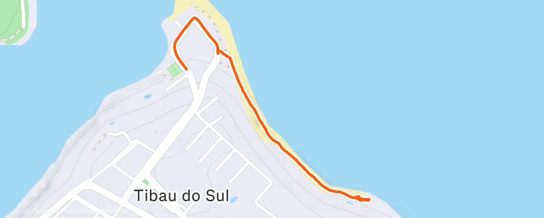 Map of the activity, Afternoon Trail Run