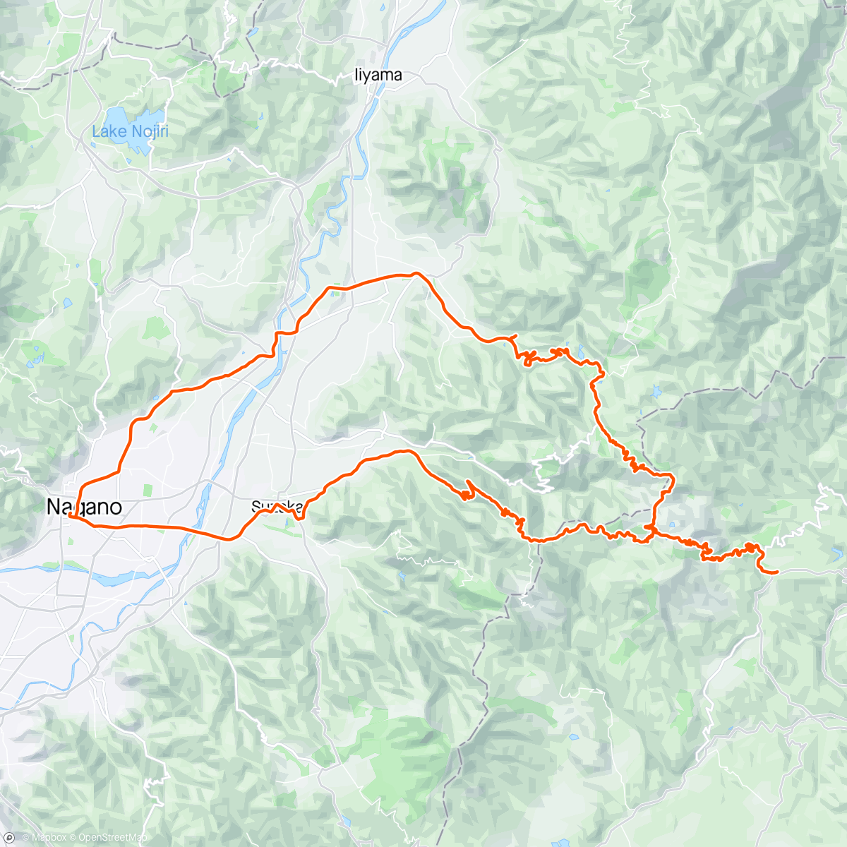 Mapa da atividade, Nagano 🇯🇵- Day 2 - Kusatsu