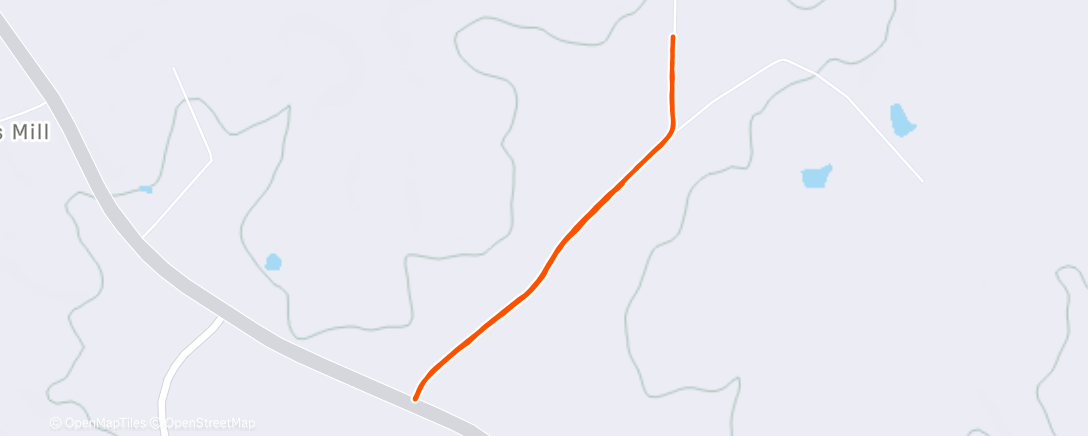 Map of the activity, Morning Run