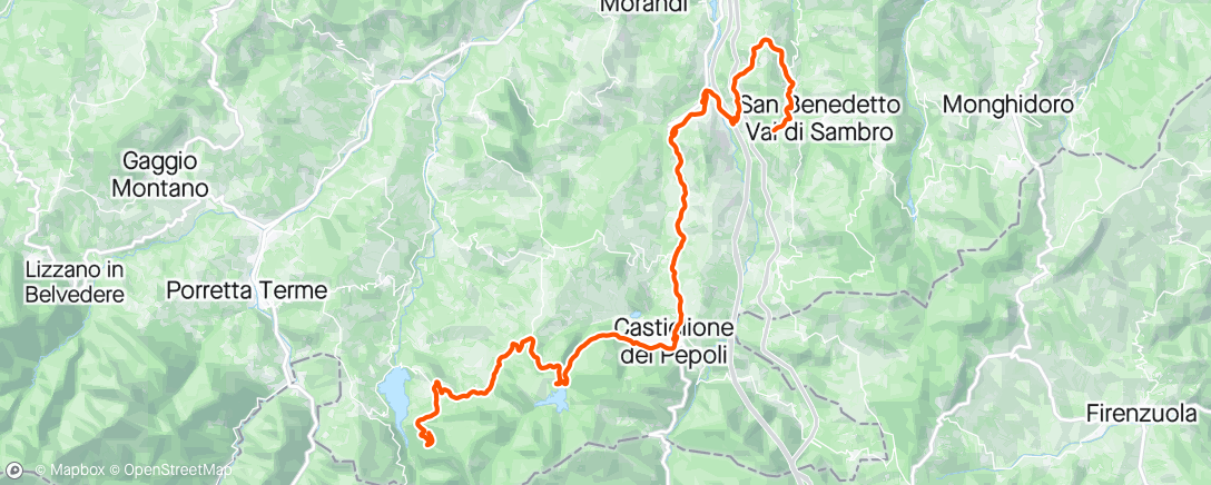 Map of the activity, Stagno
