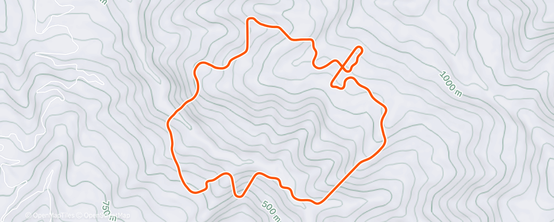 Map of the activity, Zwift - Croissant in France