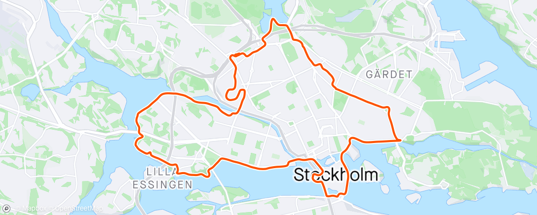 Mappa dell'attività Långpass med tröskel-- 6 × 1k