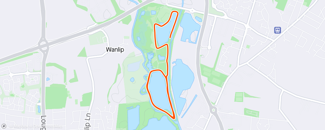 Map of the activity, Parkrun No.50