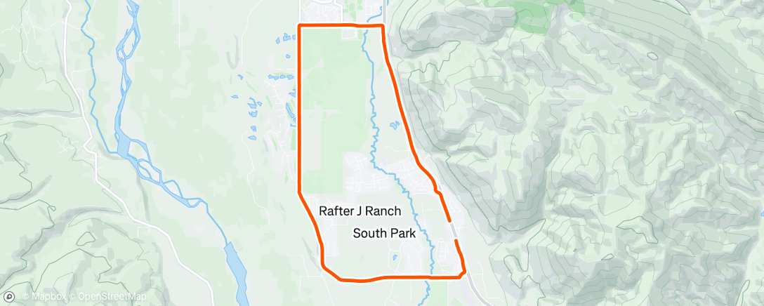 Map of the activity, Morning Ride