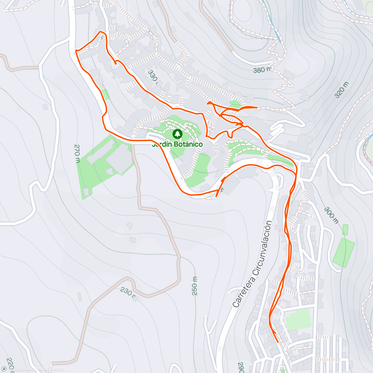 Mapa da atividade, Nejaké mestečko