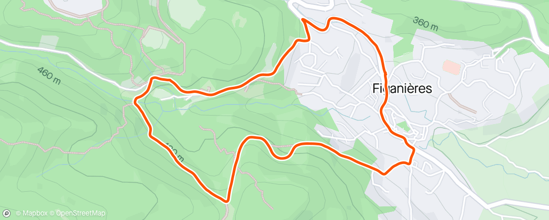 Map of the activity, Marche dans l'après-midi promenade Oscar
