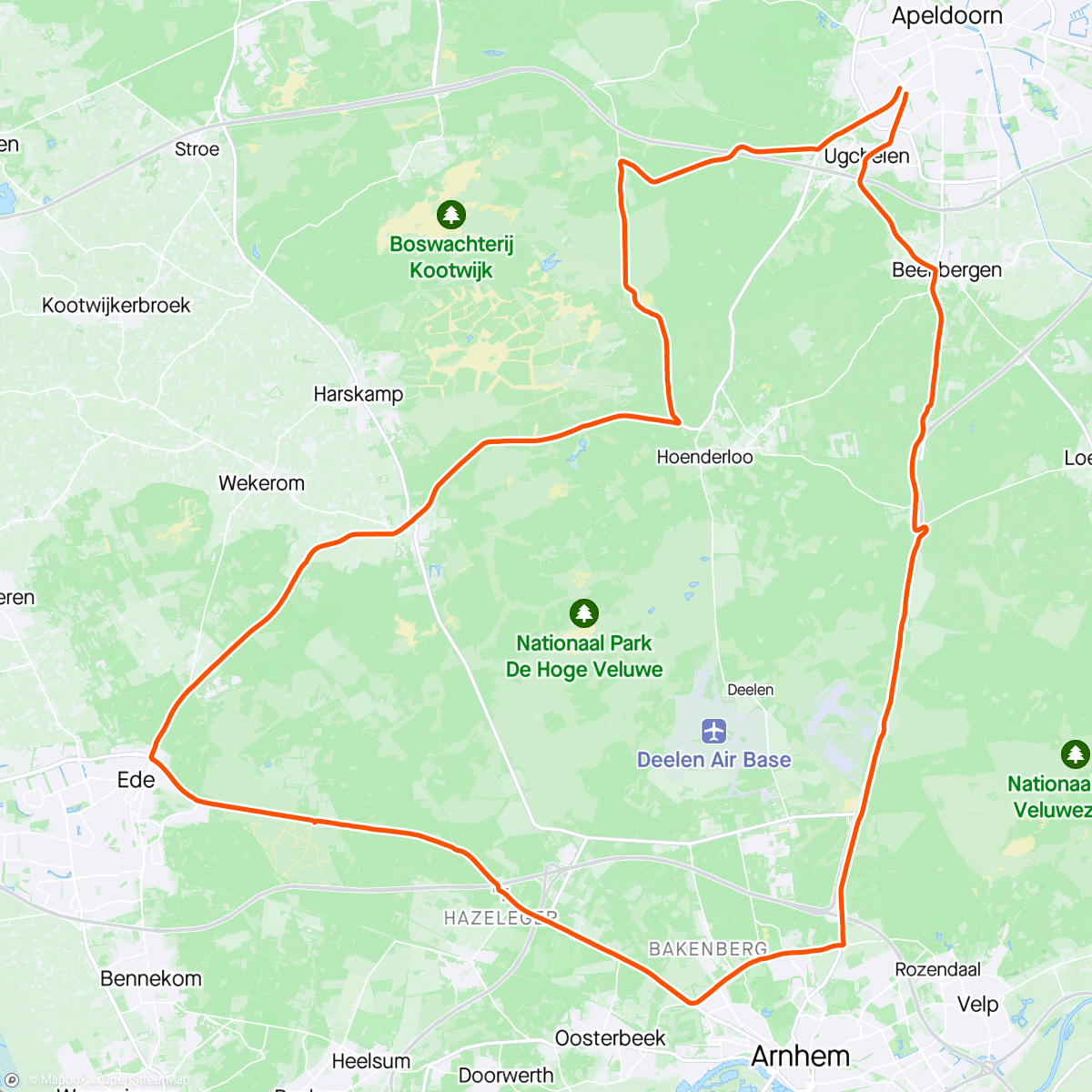 Map of the activity, On the Road (and other adventures)