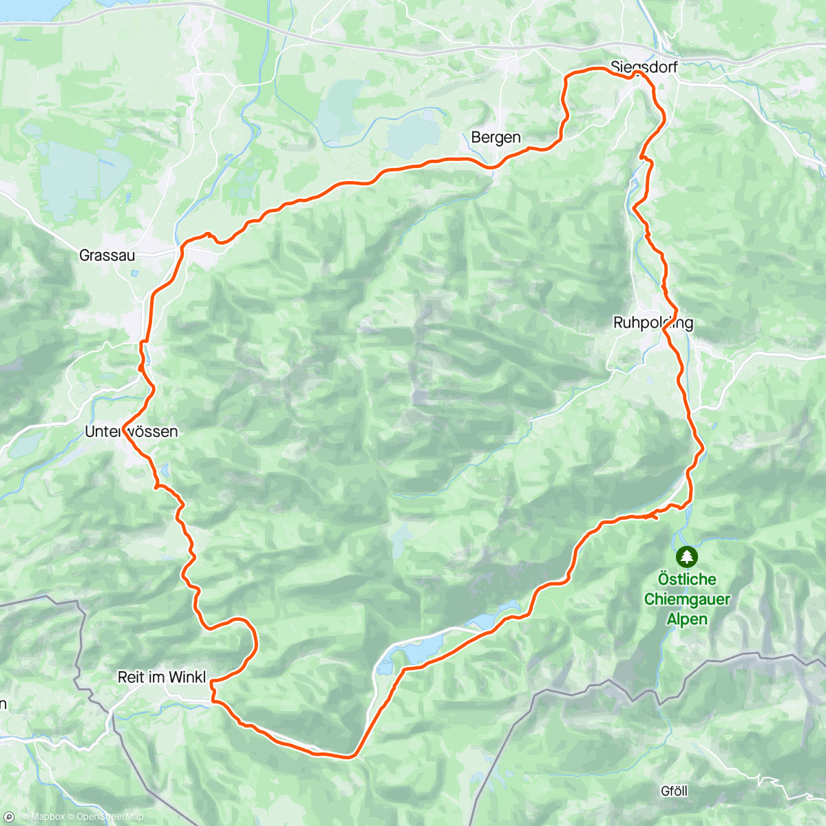Map of the activity, Schöne Tour zum Abschluss
