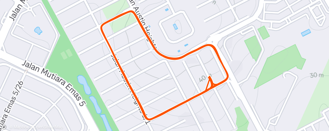 Mappa dell'attività Morning Run