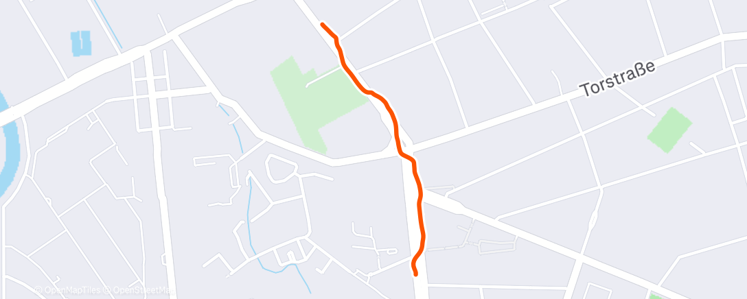 Map of the activity, Nachtspaziergang