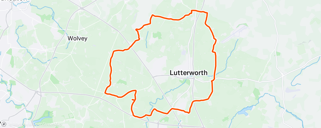 Map of the activity, Morning Ride