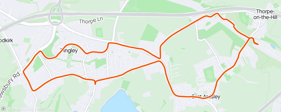 Map of the activity, Morning Run with a spectacular fall 🥲