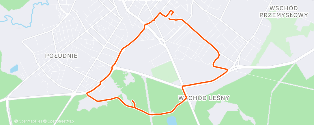 Map of the activity, Lunch Walk