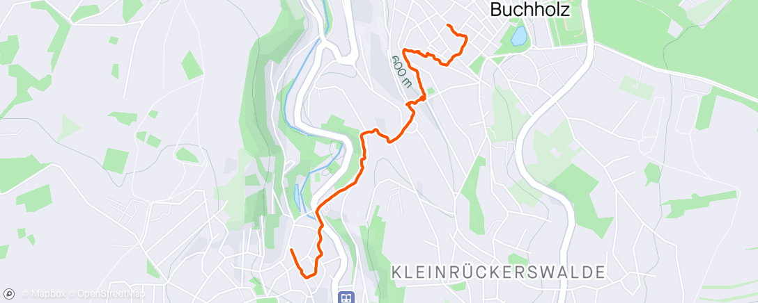 Карта физической активности (Wanderung am Morgen)
