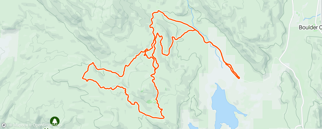 Map of the activity, Sagebrush Safari “27” miler