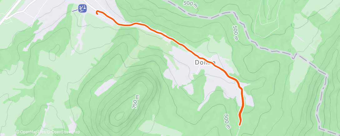 Карта физической активности (Morning Run)