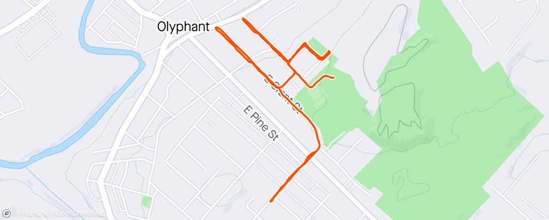 Mapa de la actividad, DAY 247: Walk/Run…lots of up👊👊👊377 over 3👊👊👊