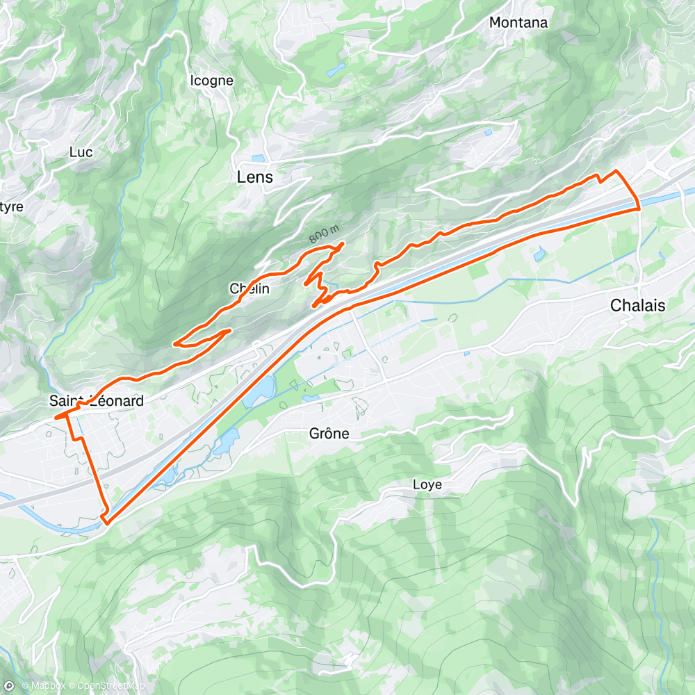 Map of the activity