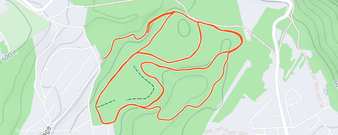 Map of the activity, w/ 👸&🐕