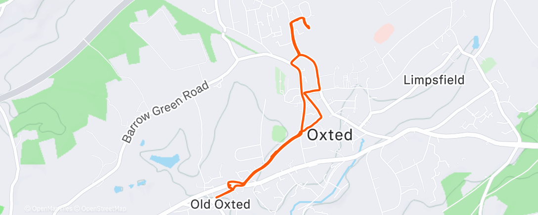 Map of the activity, School drop off and kids Xmas show