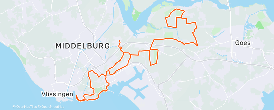 Карта физической активности (Waterkoud, grijs en grauw)