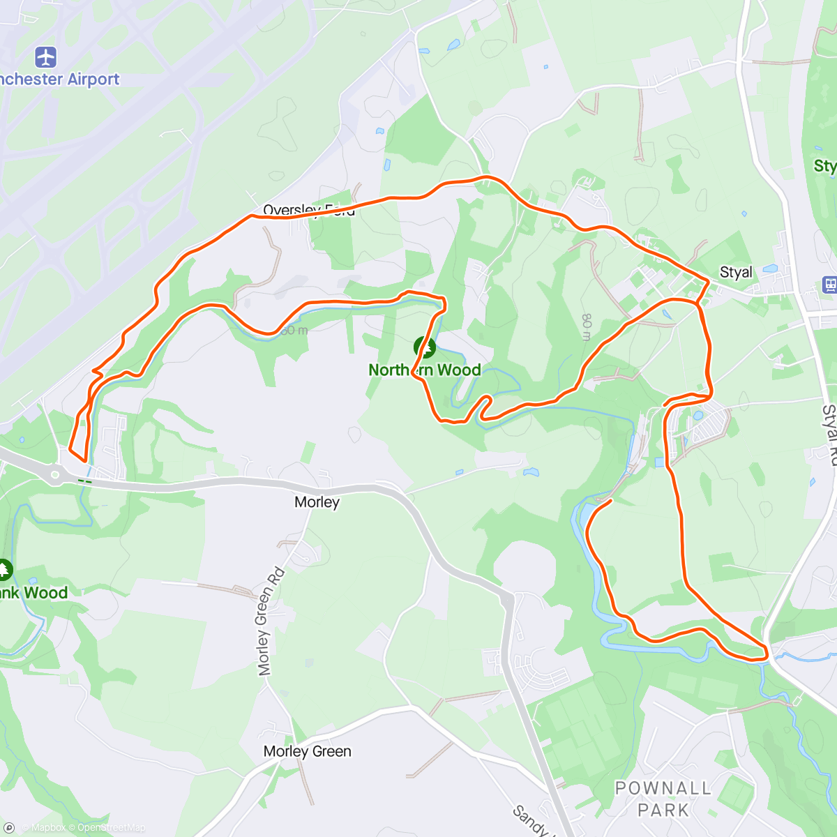 Mapa de la actividad, Quarry Bank Trail 10k 2024 with Ernie