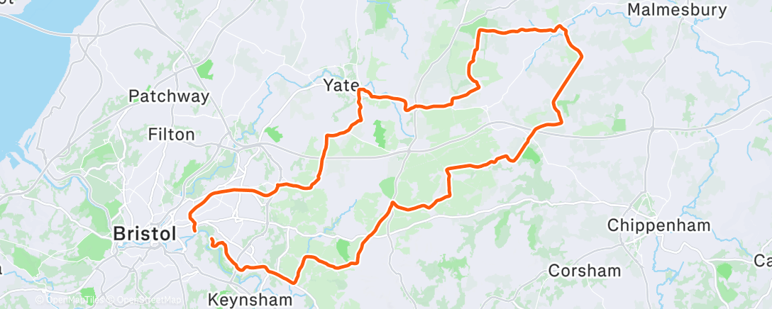 Карта физической активности (100% fit ride)