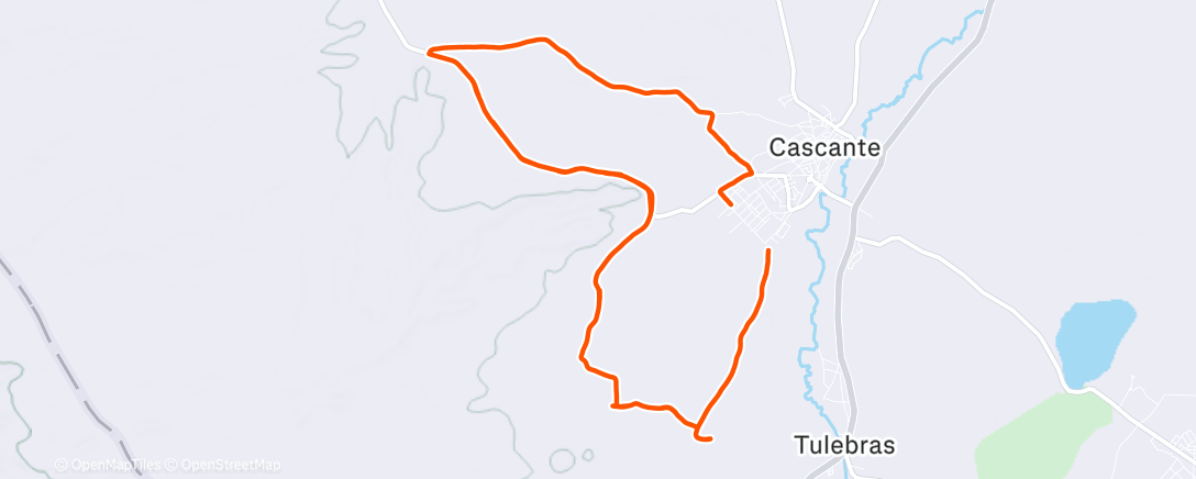 Карта физической активности (Fartlek “suave”)