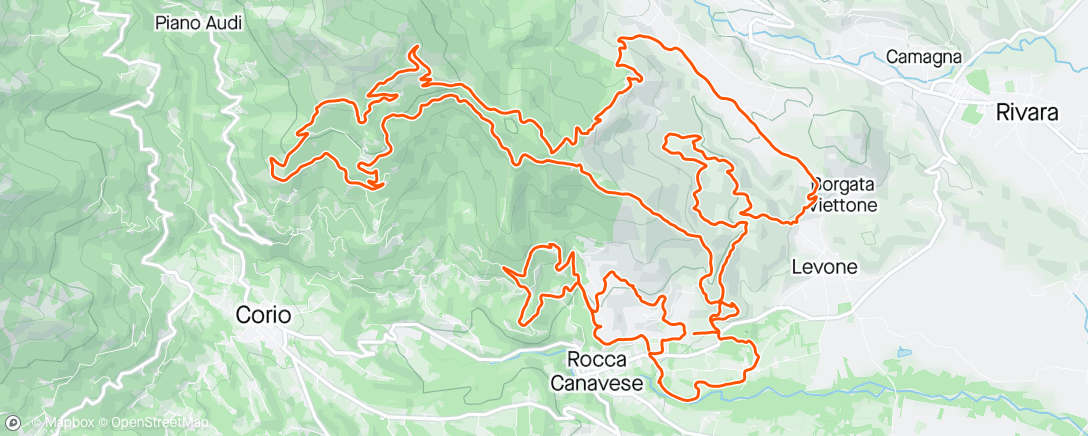 Mapa de la actividad, Rocca Epic