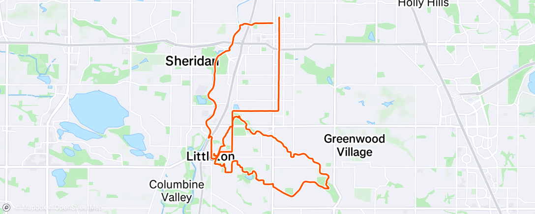 Map of the activity, Bike club!