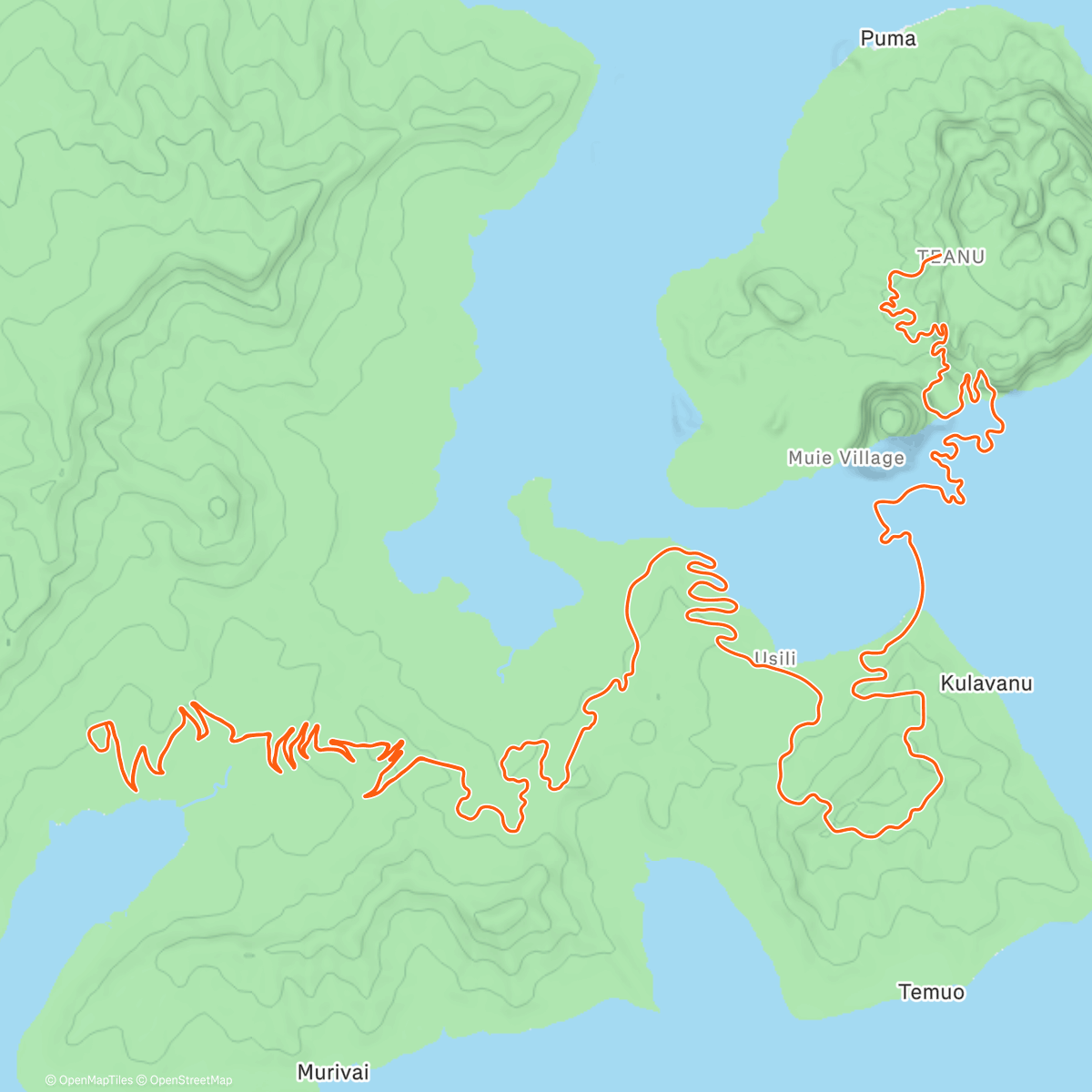 Map of the activity, Zwift - Quatch Quest in Watopia