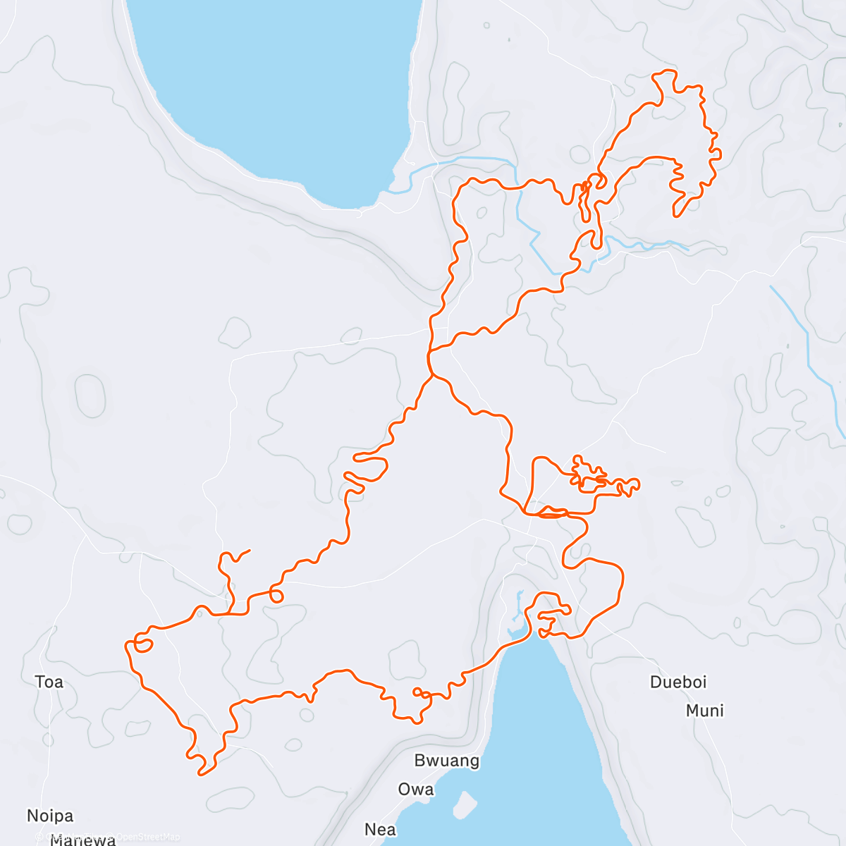 Map of the activity, Zwift - Group Ride: Long - Stage 1 - Tour de Zwift on Shisa Shakedown in Makuri Islands